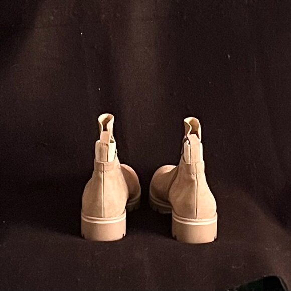 Sole Society Tan Suede Ankle Boots w/Zipper - Picture 4 of 11